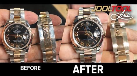 polishing gold rolex watch|should i polish my rolex.